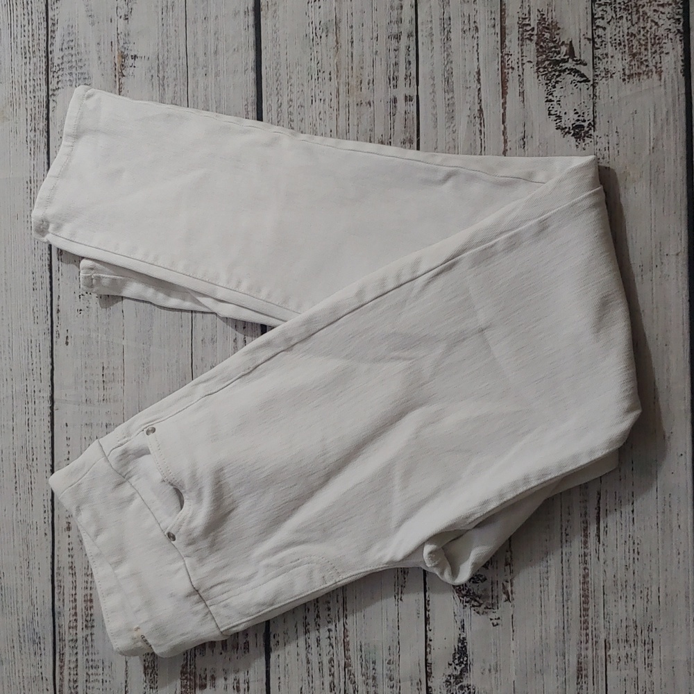 COLDWATER CREEK WHITE SKINNY JEGGINGS